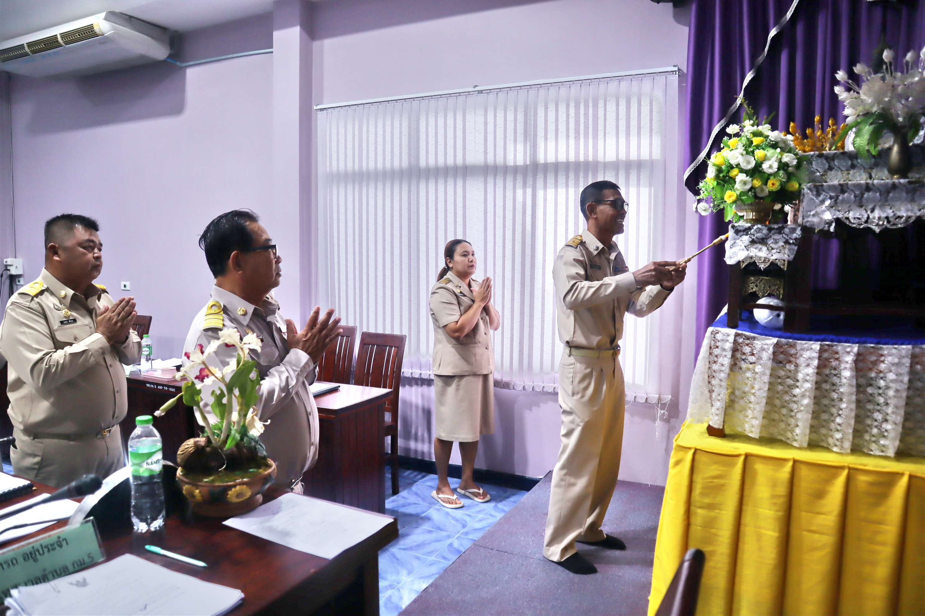 เทศบาลตำบล กม.5 จัดการประชุมสภาสมัยประชุมสามัญ สมัยที่ 3 ประจำปี พ.ศ.2568