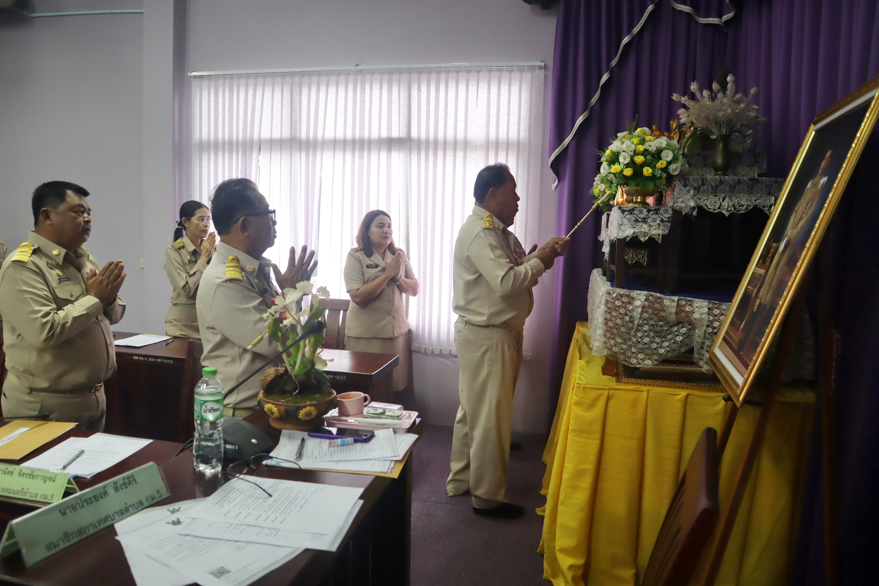 เทศบาลตำบล กม.5 จัดการประชุมสภาสมัยประชุมสามัญ สมัยที่ 4 ประจำปี พ.ศ.2567